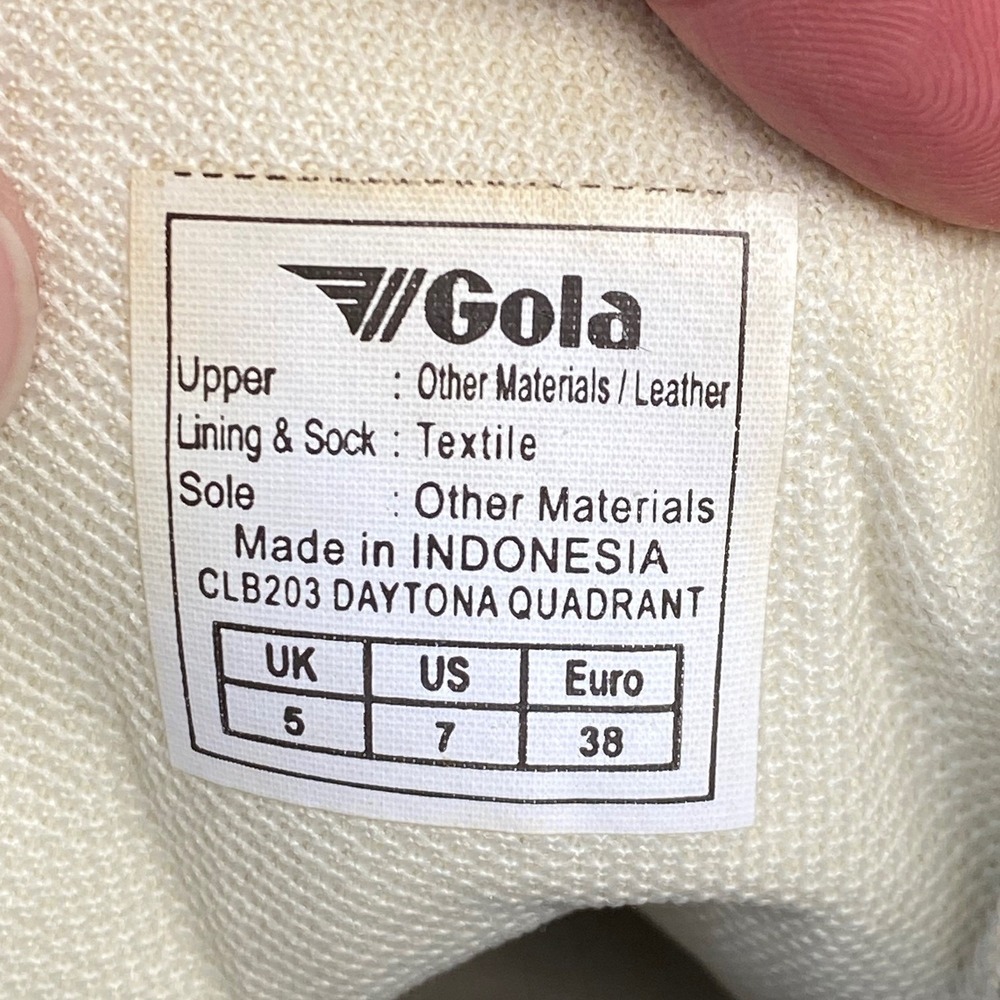 Gola Daytona Quadrant Womens Multi Color Retro Jogger Sneakers CLB203 Size 7 - Picture 8 of 9
